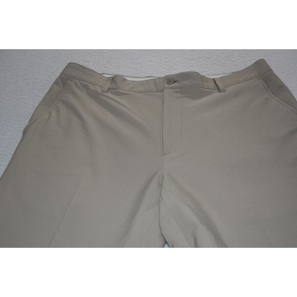 Footjoy Golf Pants Mens Size 36 x 33 Tan Performance Stretch Polyester Spandex - Picture 2 of 9
